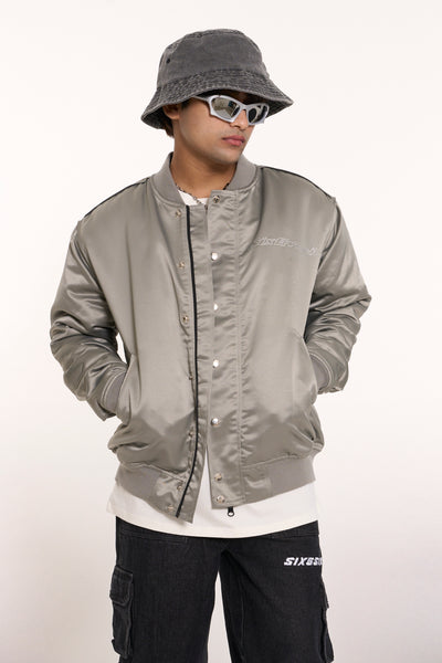 Buy Blue Linen Plain Colorblock Bomber Jacket For Men by Mayank Modi - Men  Online at Aza Fashions.