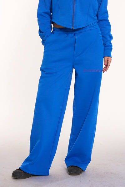 Celio* Blue Cotton Regular Fit Jogger Pants